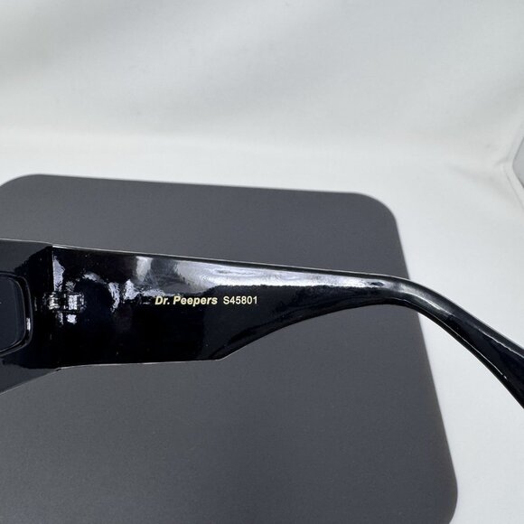 Vintage Dr. Peepers S45801 Black Rhinestone Costume/Fashion Sunglasses - Picture 8 of 9